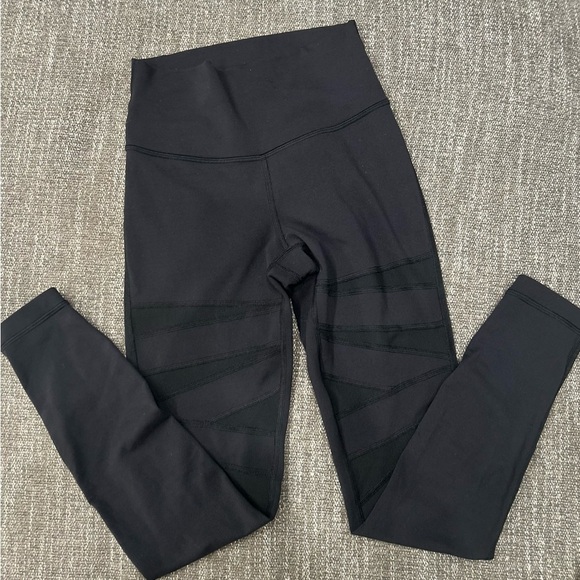 Lululemon Moto Black High-Waisted Leggings small XS Size 2 - Picture 1 of 4